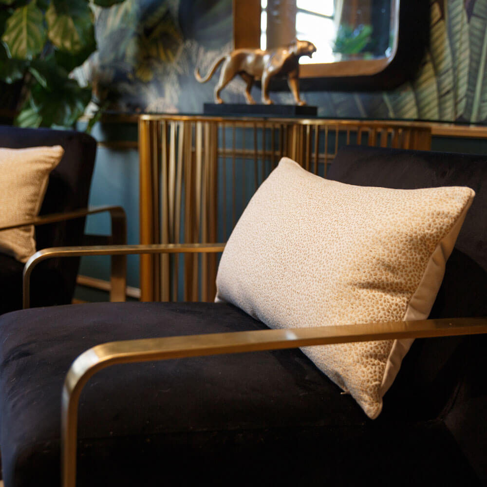 Goldie Natural Lumbar Pillow Cover