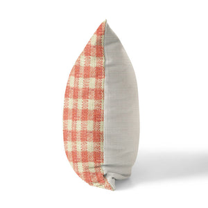 Annie Cherry red checkered pillow cover