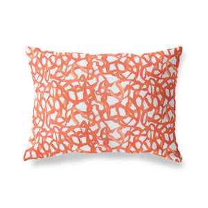 Coral lumbar shop throw pillow