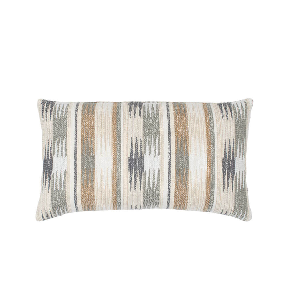 Kowboi Sandstone Cream Neutral Aztec Patterned Outdoor Pillow