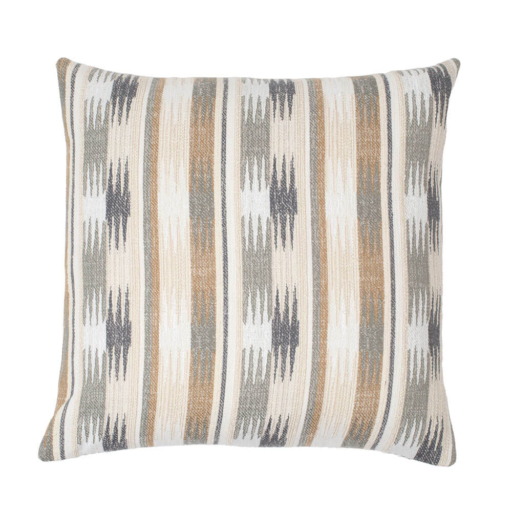 Kowboi Sandstone Cream Neutral Aztec Patterned Outdoor Pillow
