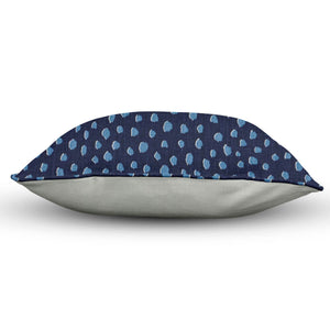 Blue Leopard Pillow