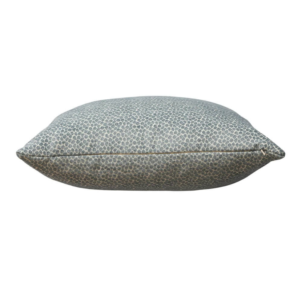 Pebble Storm Blue-Gray Patterned Pillow Cover