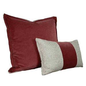Capri Velvet Rose Double Flange Accent Pillow