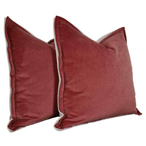 Capri Velvet Rose Double Flange Accent Pillow