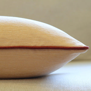 Ribonne Rose Gold Ribbed Pillow Cover