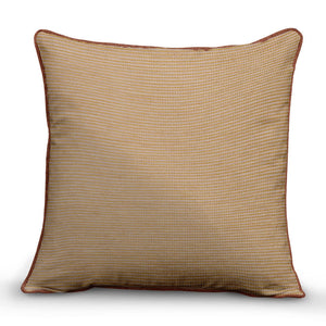 Ribonne Rose Gold Ribbed Pillow Cover