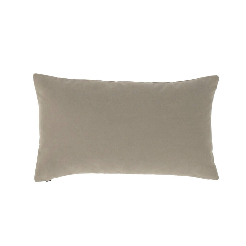 Sunray Modern Gray Outdoor Velvet Pillow
