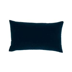 Sunray Navy Blue Outdoor Velvet Pillow
