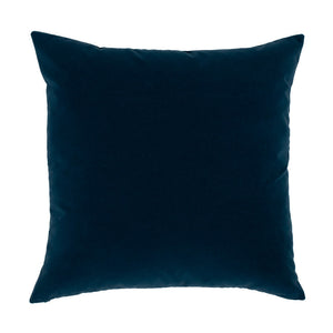 Sunray Navy Blue Outdoor Velvet Pillow