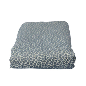 Pebble Storm Blue-Gray Patterned Pillow Cover