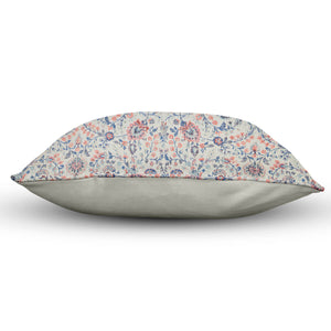 Vine Lapis Blue Floral Pillow Cover