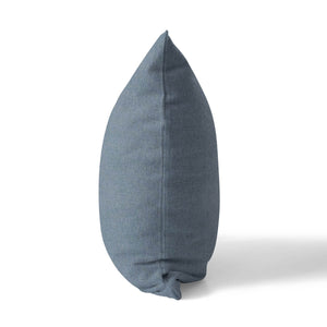 Wyatt Ink Brushed Denim Pillow Cover