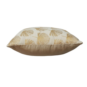Dandy Gold Blossom Linen Pillow Cover